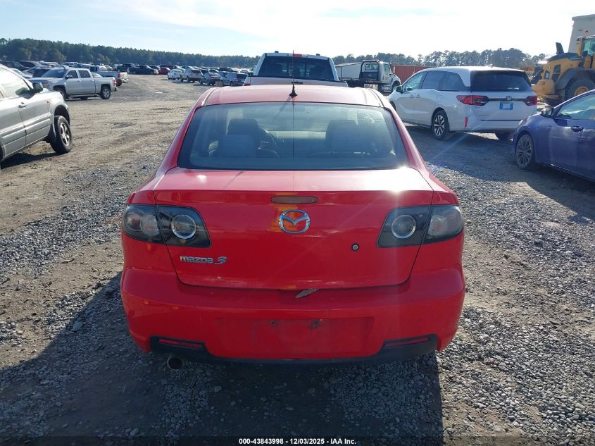2008 Mazda Mazda3 S Sport VIN: JM1BK323181876156 Lot: 43843998
