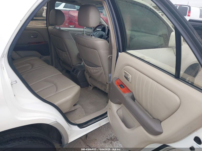 2003 Lexus Rx 300 VIN: JTJGF10U630150282 Lot: 43844013