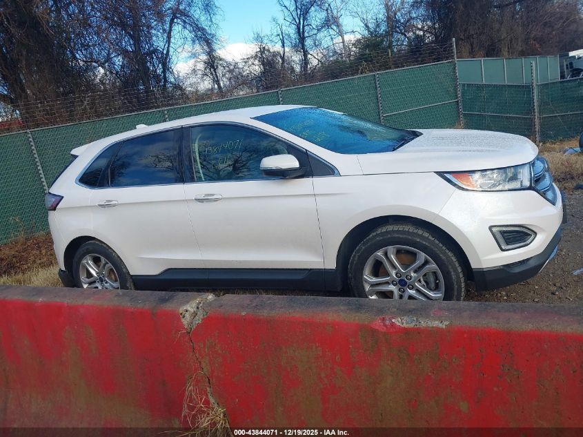 2018 Ford Edge Titanium VIN: 2FMPK4K91JBB80645 Lot: 43844071