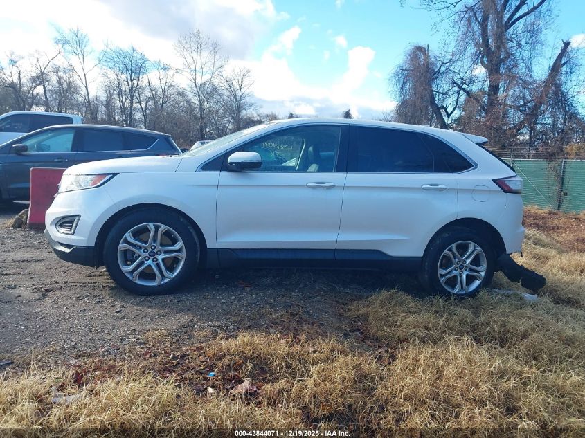 2018 Ford Edge Titanium VIN: 2FMPK4K91JBB80645 Lot: 43844071