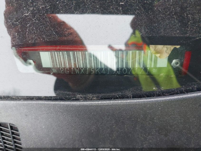 2001 Chevrolet Monte Carlo Ss VIN: 2G1WX15K419107171 Lot: 43844113