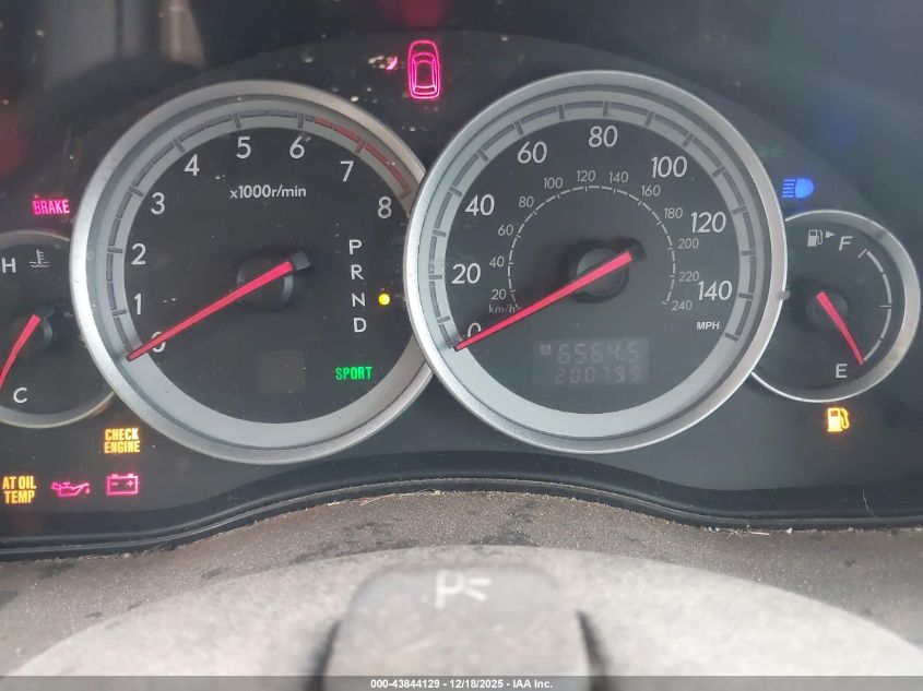 2005 Subaru Legacy 2.5I Limited VIN: 4S3BP626857338432 Lot: 43844129