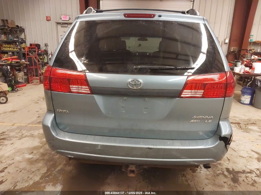 2005 Toyota Sienna Le VIN: 5TDBA23C05S054295 Lot: 43844137