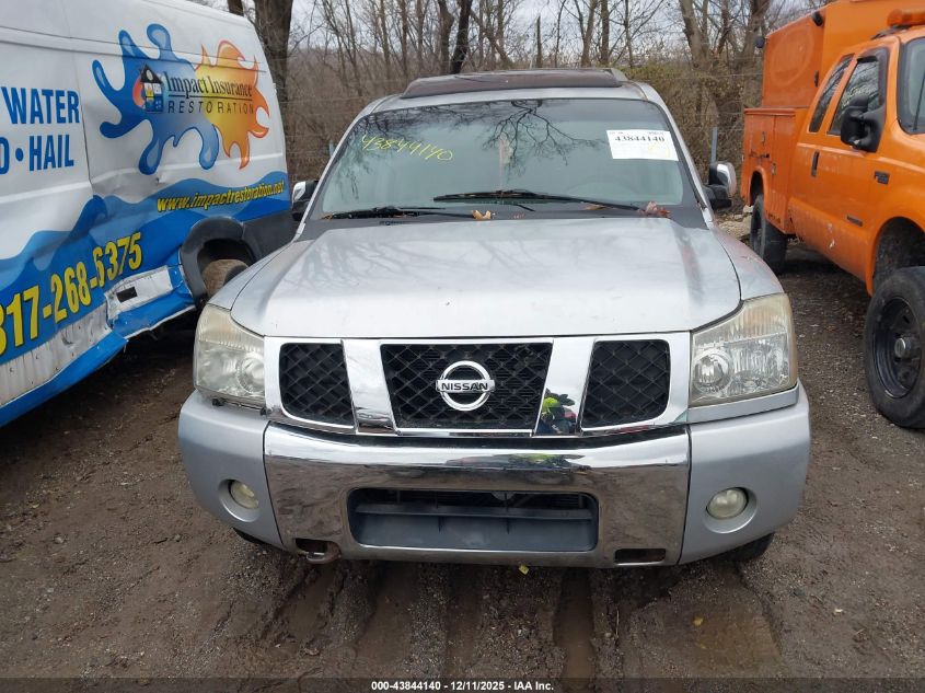 2005 Nissan Armada Le VIN: 5N1AA08B55N728586 Lot: 43844140