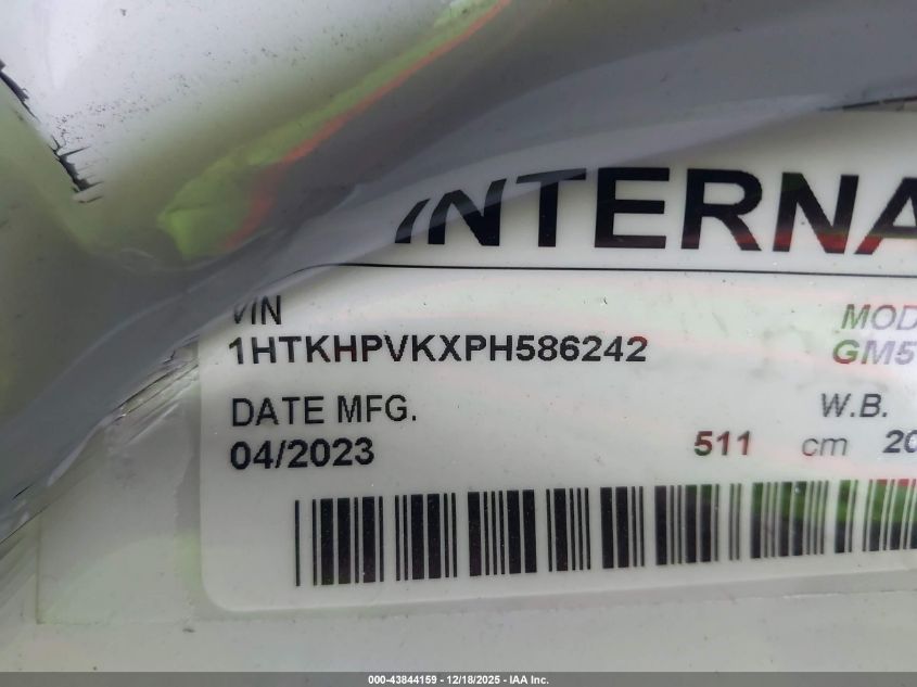 2023 Chevrolet Silverado Md Work Truck VIN: 1HTKHPVKXPH586242 Lot: 43844159