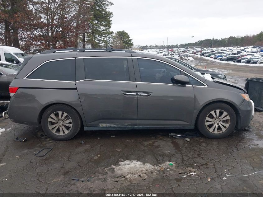 2014 Honda Odyssey Ex-L VIN: 5FNRL5H65EB056643 Lot: 43844160
