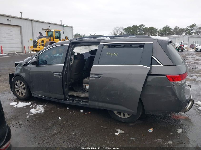 2014 Honda Odyssey Ex-L VIN: 5FNRL5H65EB056643 Lot: 43844160