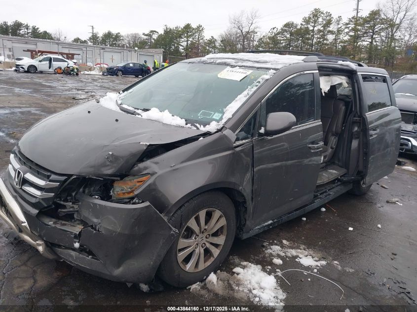 2014 Honda Odyssey Ex-L VIN: 5FNRL5H65EB056643 Lot: 43844160