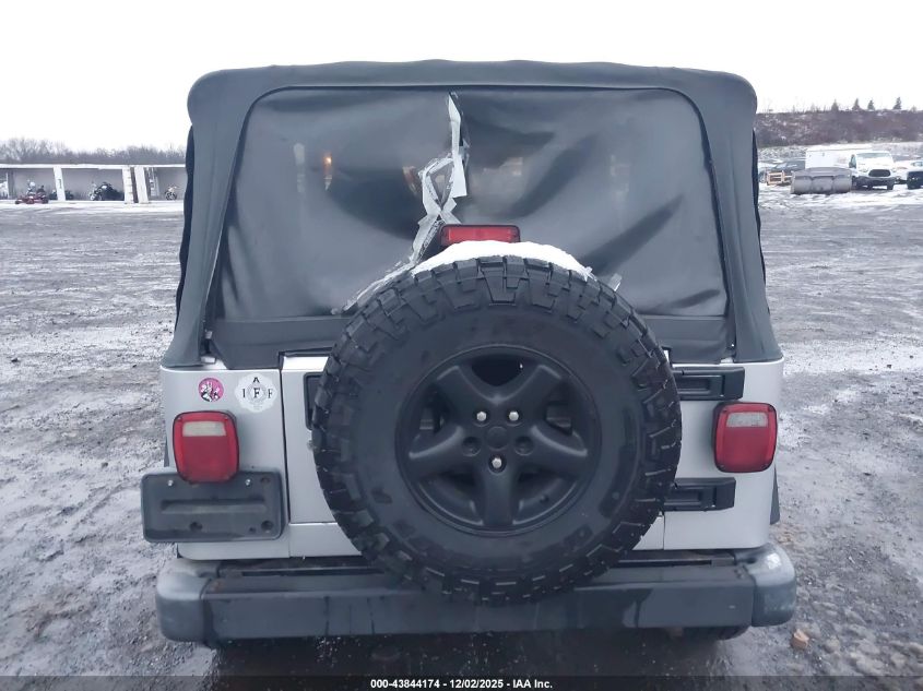 2004 Jeep Wrangler X VIN: 1J4FA39S84P758298 Lot: 43844174
