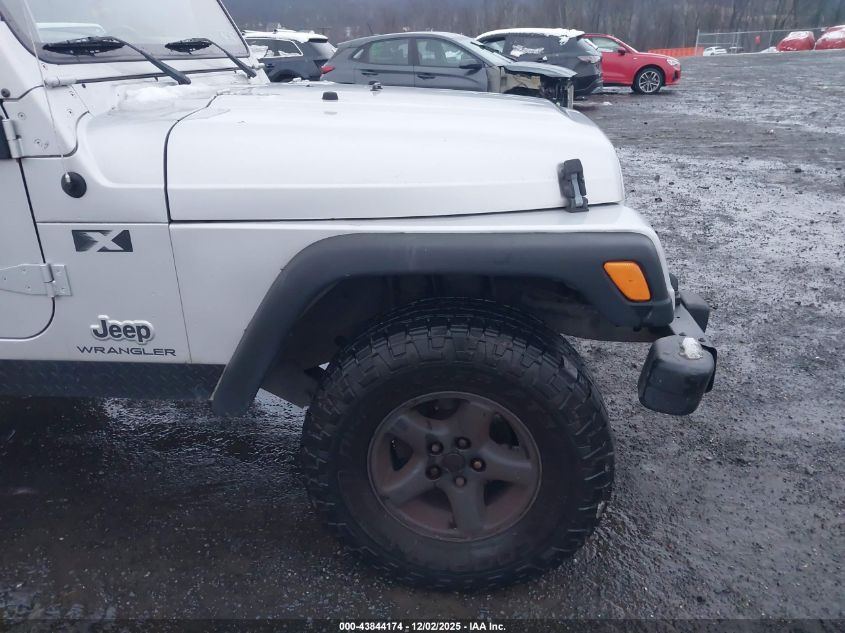 2004 Jeep Wrangler X VIN: 1J4FA39S84P758298 Lot: 43844174