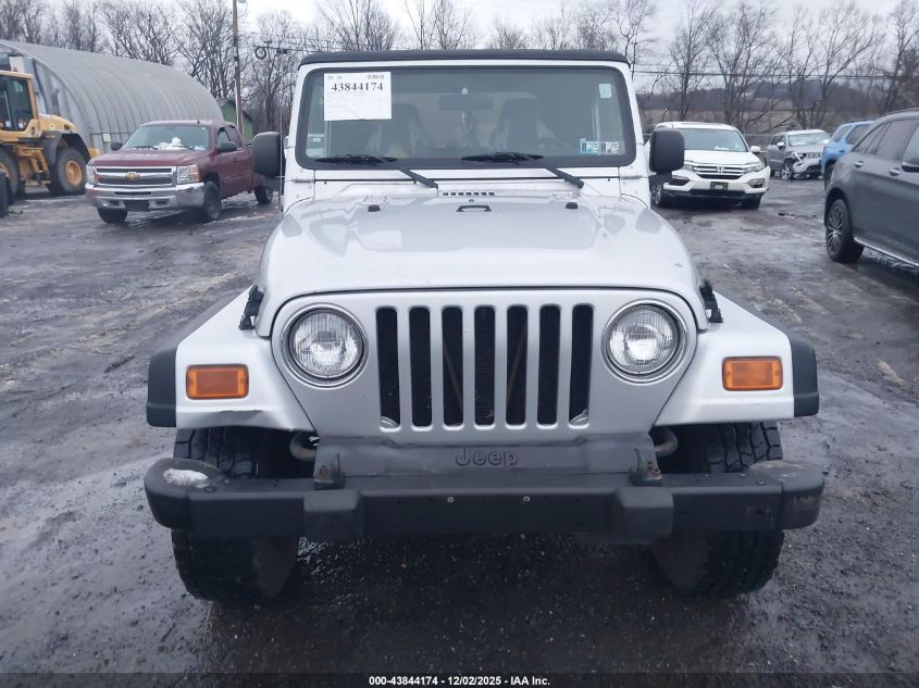 2004 Jeep Wrangler X VIN: 1J4FA39S84P758298 Lot: 43844174