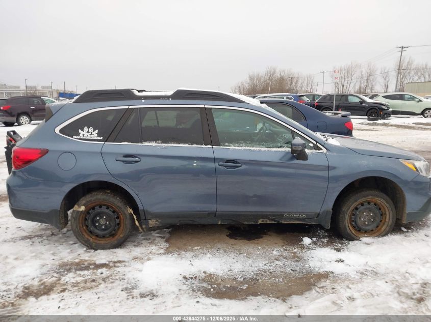 2017 Subaru Outback 2.5I Limited VIN: 4S4BSANC5H3350645 Lot: 43844275