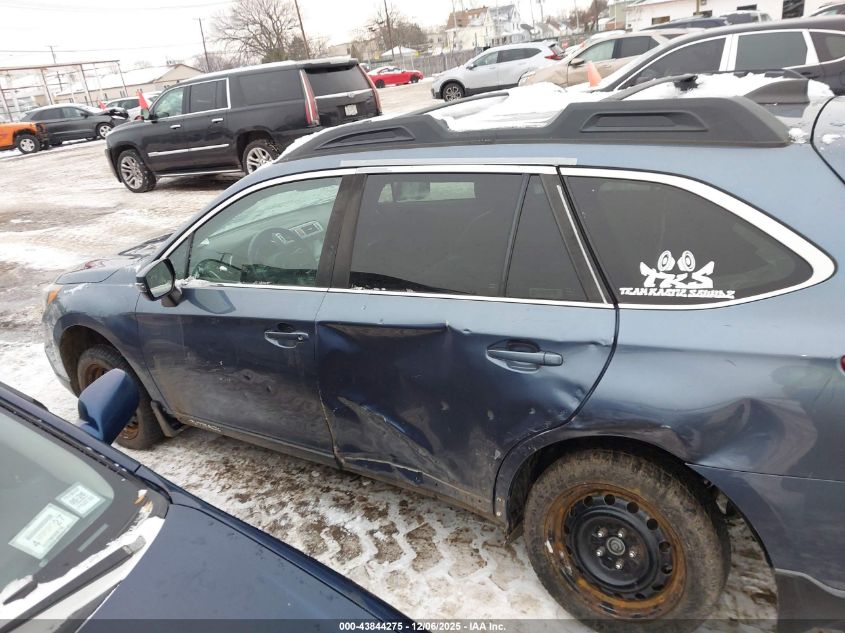 2017 Subaru Outback 2.5I Limited VIN: 4S4BSANC5H3350645 Lot: 43844275