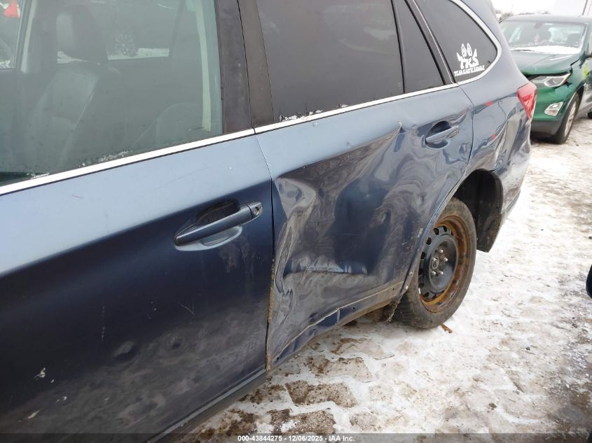 2017 Subaru Outback 2.5I Limited VIN: 4S4BSANC5H3350645 Lot: 43844275