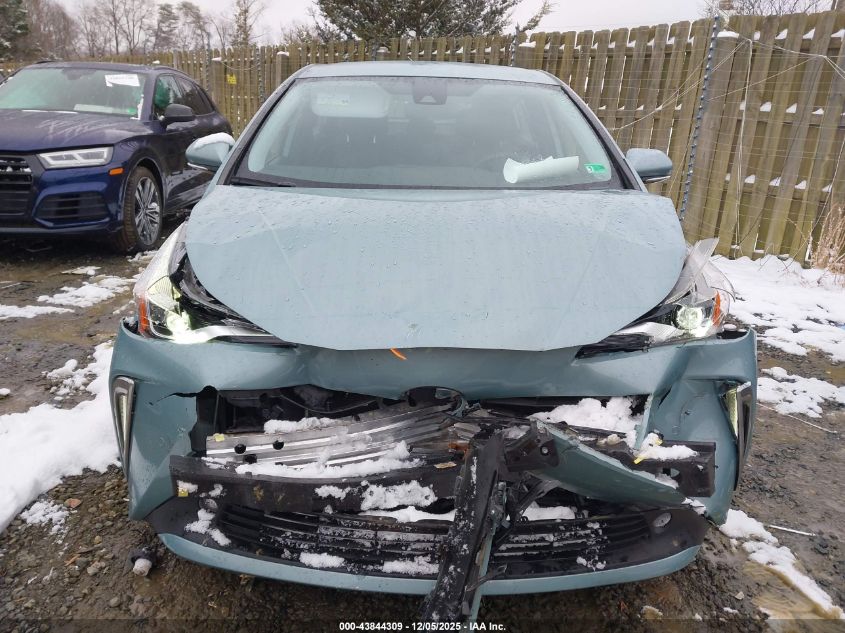 2019 Toyota Prius Le VIN: JTDL9RFU0K3002494 Lot: 43844309