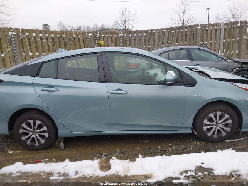2019 Toyota Prius Le VIN: JTDL9RFU0K3002494 Lot: 43844309