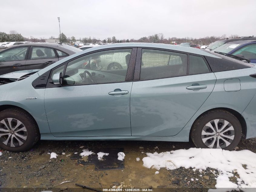 2019 Toyota Prius Le VIN: JTDL9RFU0K3002494 Lot: 43844309