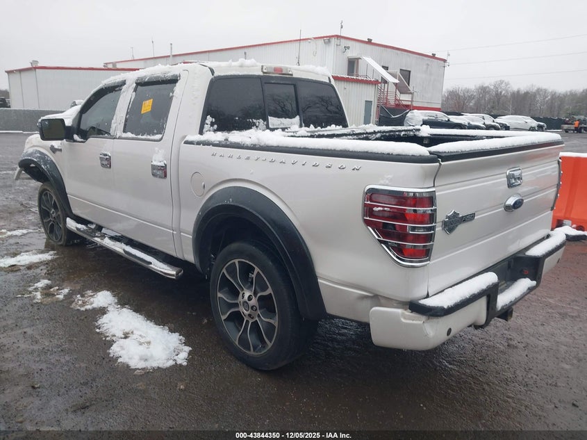 Vin: 1ftfw1e65cfc42294, lot: 44339853, ford f-150 harley-davidson 20123
