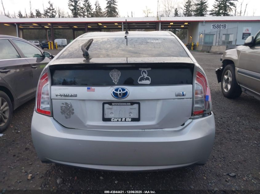 2014 Toyota Prius Two VIN: JTDKN3DU7E0360771 Lot: 43844421