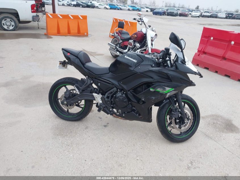 2025 Kawasaki Ex650 R VIN: ML5EXER13SDAF4116 Lot: 43844478