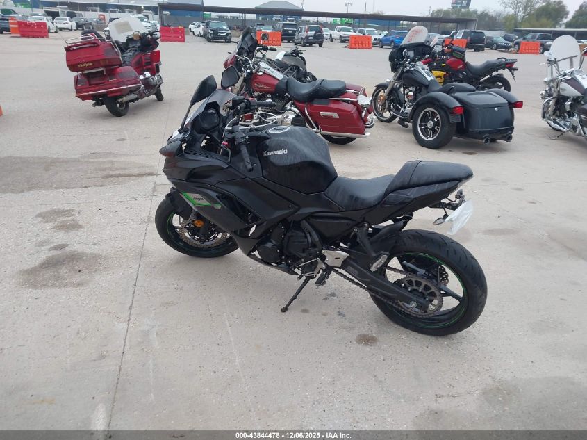 2025 Kawasaki Ex650 R VIN: ML5EXER13SDAF4116 Lot: 43844478