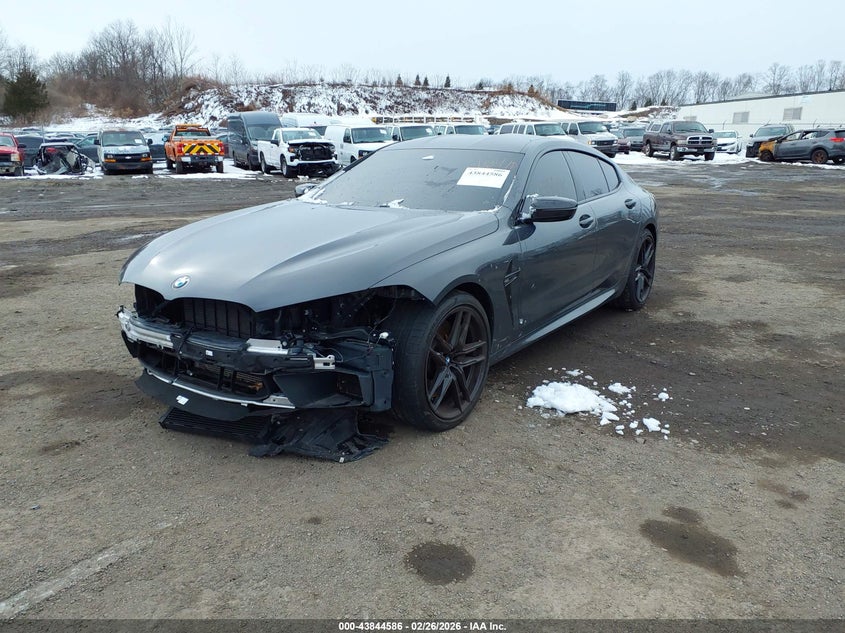 Vin: wbsgv0c08mcf18918, lot: 44340089, bmw m8 gran coupe 20212