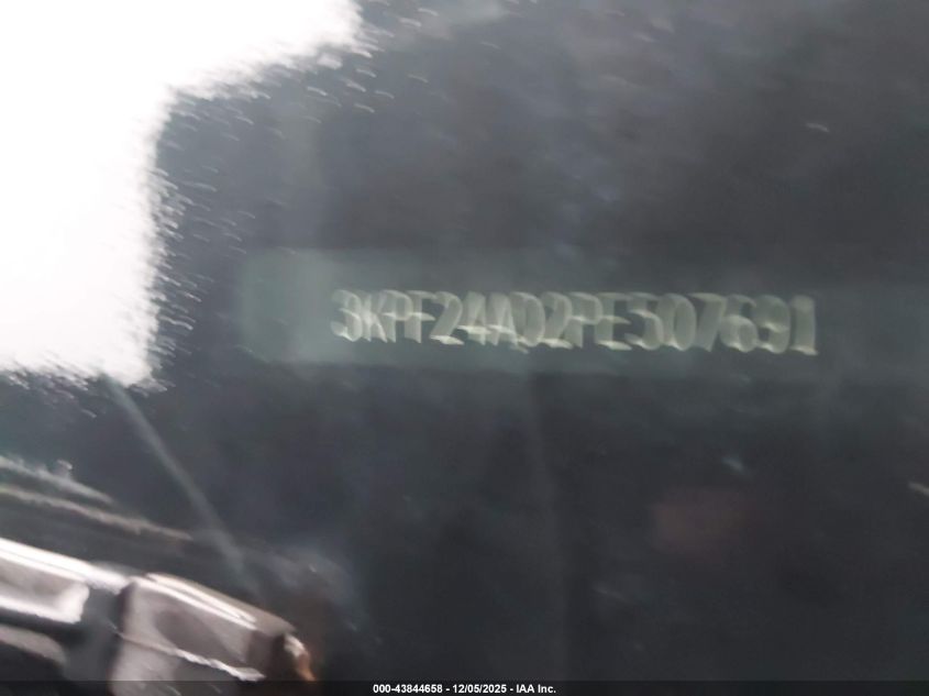 2023 Kia Forte Lxs VIN: 3KPF24AD2PE507691 Lot: 43844658