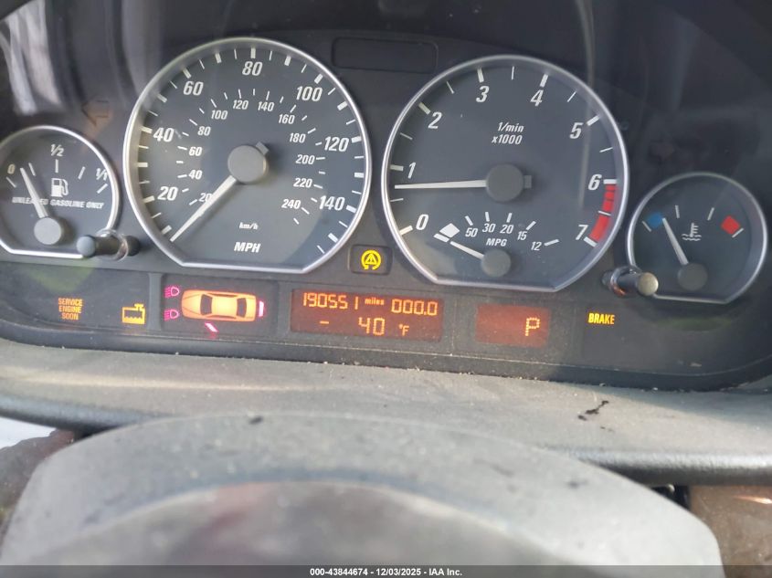 2001 BMW 330Ci VIN: WBABS53431JU85712 Lot: 43844674