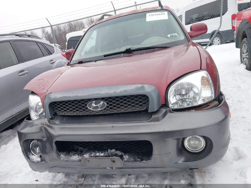 2004 Hyundai Santa Fe Gls/Lx VIN: KM8SC73E14U735063 Lot: 43844688
