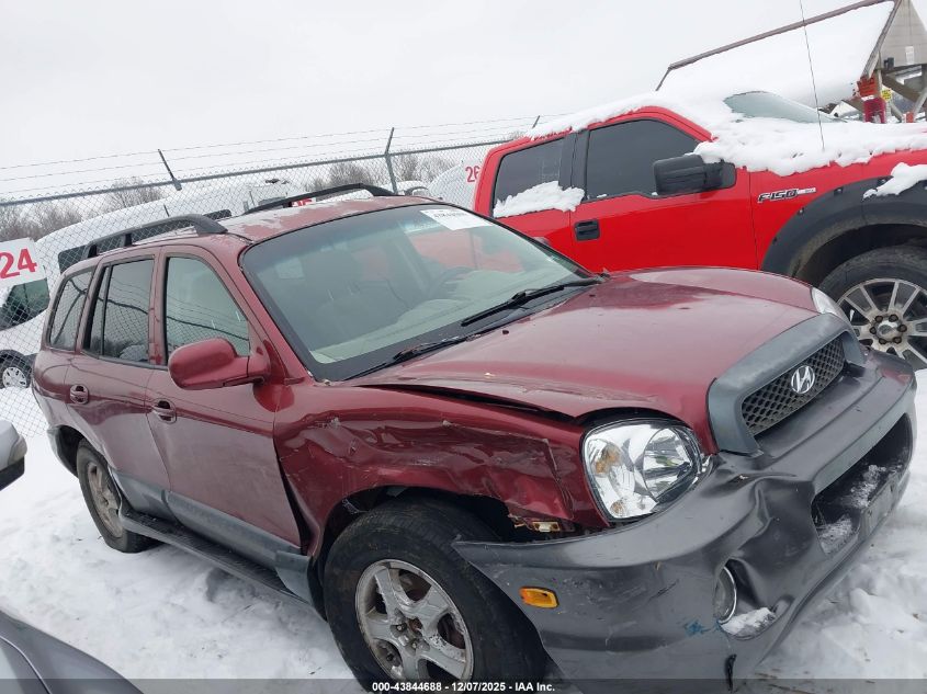 2004 Hyundai Santa Fe Gls/Lx VIN: KM8SC73E14U735063 Lot: 43844688