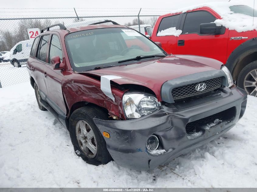 2004 Hyundai Santa Fe Gls/Lx VIN: KM8SC73E14U735063 Lot: 43844688