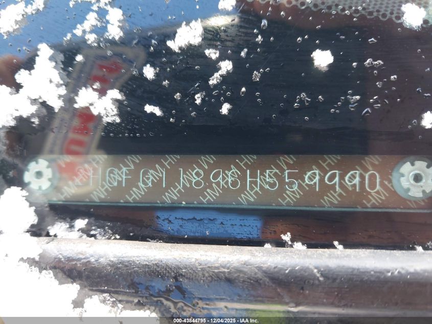 2006 Honda Civic Ex VIN: 2HGFG11896H559990 Lot: 43844795