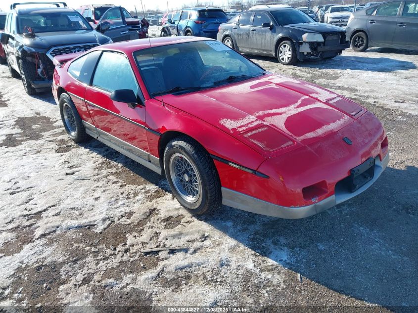 1986 Pontiac Fiero Gt