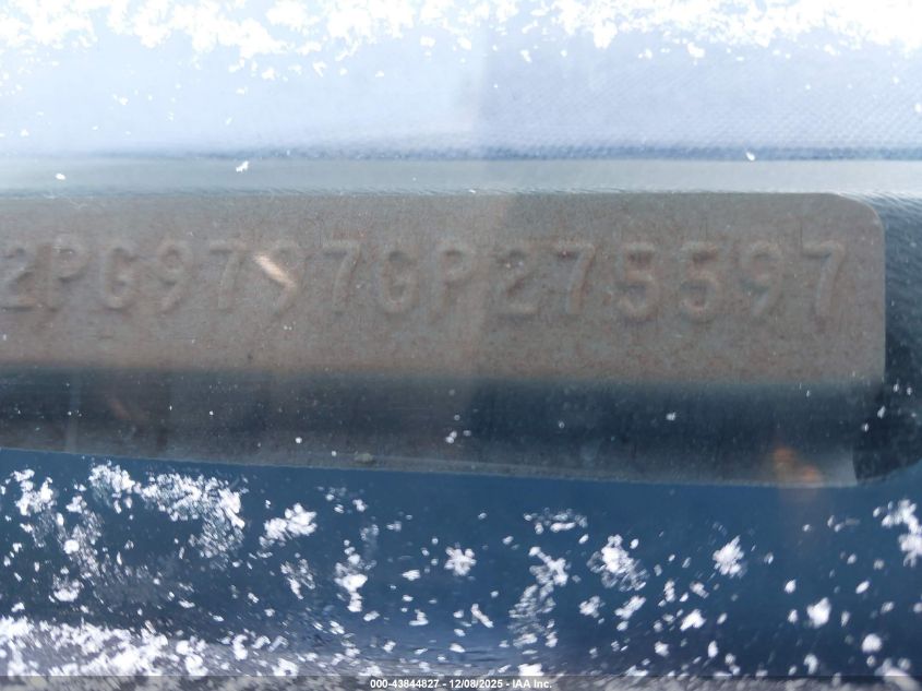 1986 Pontiac Fiero Gt VIN: 1G2PG9797GP275597 Lot: 43844827