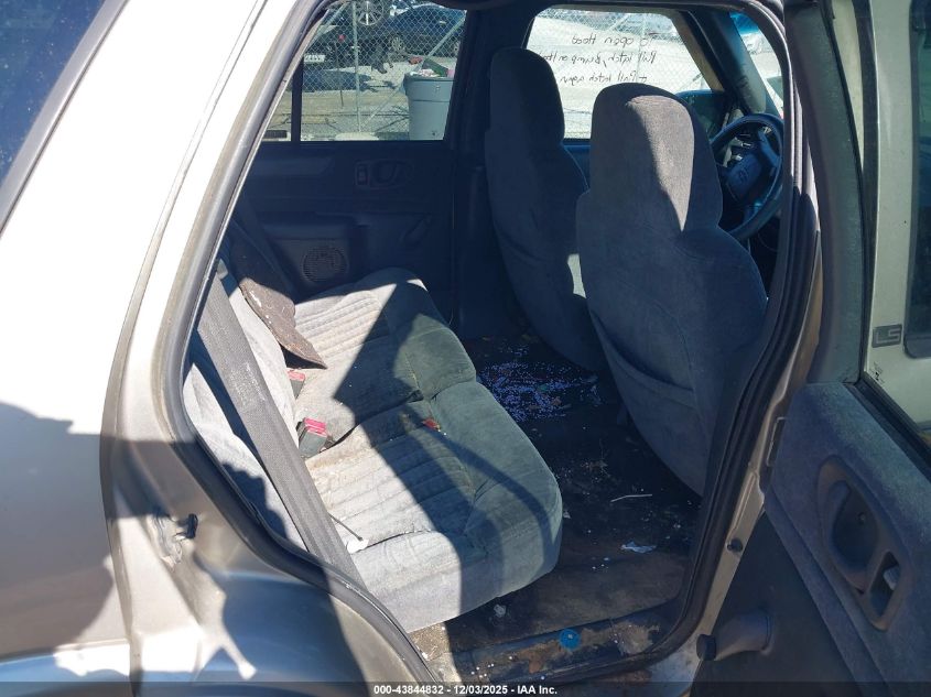 2001 Chevrolet Blazer Ls VIN: 1GNCS13W21K102197 Lot: 43844832