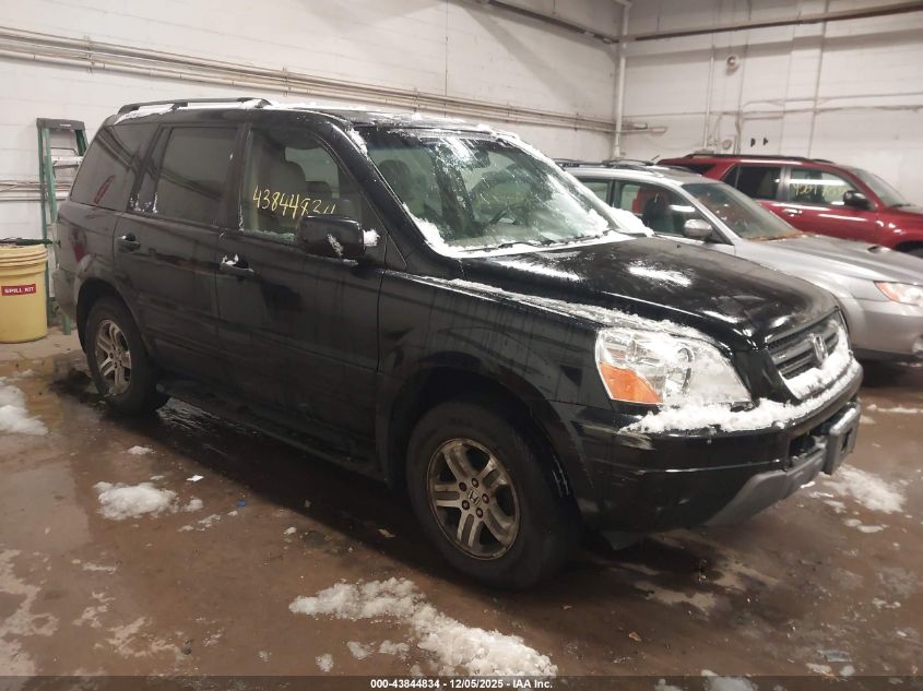2005 Honda Pilot Ex-L VIN: 2HKYF18625H517875 Lot: 43844834