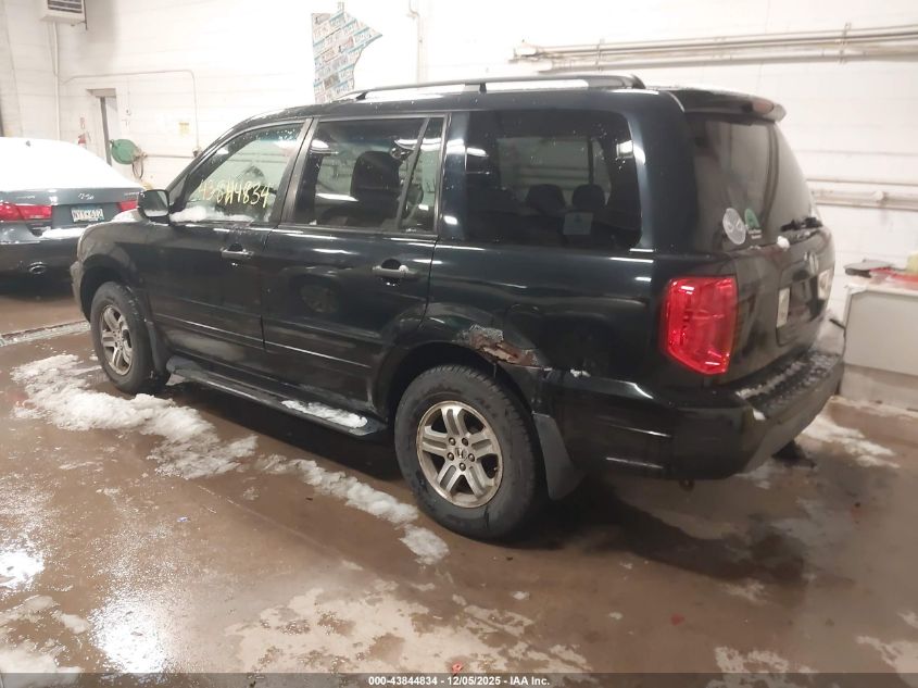 2005 Honda Pilot Ex-L VIN: 2HKYF18625H517875 Lot: 43844834