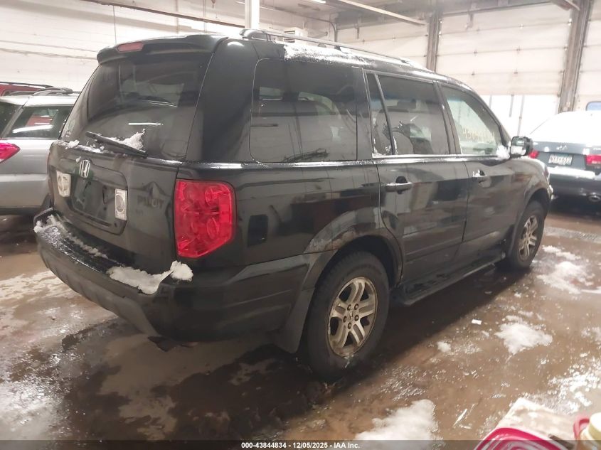 2005 Honda Pilot Ex-L VIN: 2HKYF18625H517875 Lot: 43844834