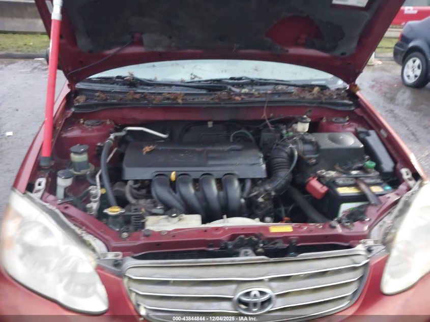 2003 Toyota Corolla Le VIN: 1NXBR32E73Z081726 Lot: 43844844