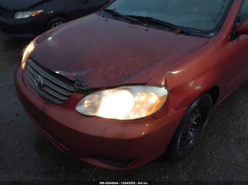 2003 Toyota Corolla Le VIN: 1NXBR32E73Z081726 Lot: 43844844