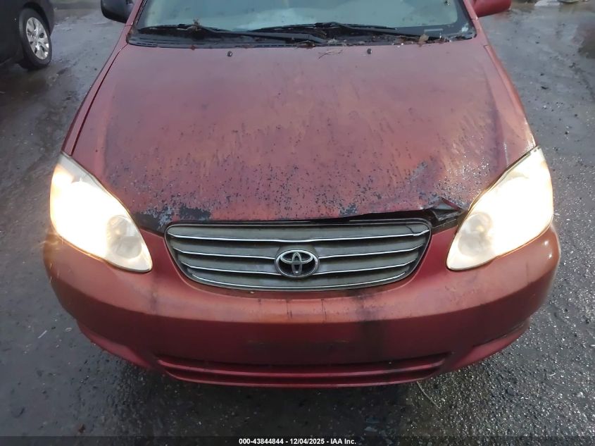 2003 Toyota Corolla Le VIN: 1NXBR32E73Z081726 Lot: 43844844