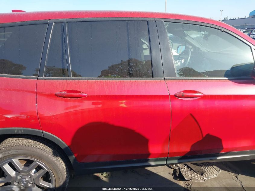 2023 Honda Passport Awd Ex-L VIN: 5FNYF8H56PB043656 Lot: 43844851