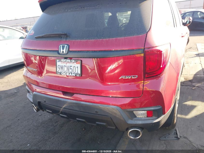 2023 Honda Passport Awd Ex-L VIN: 5FNYF8H56PB043656 Lot: 43844851