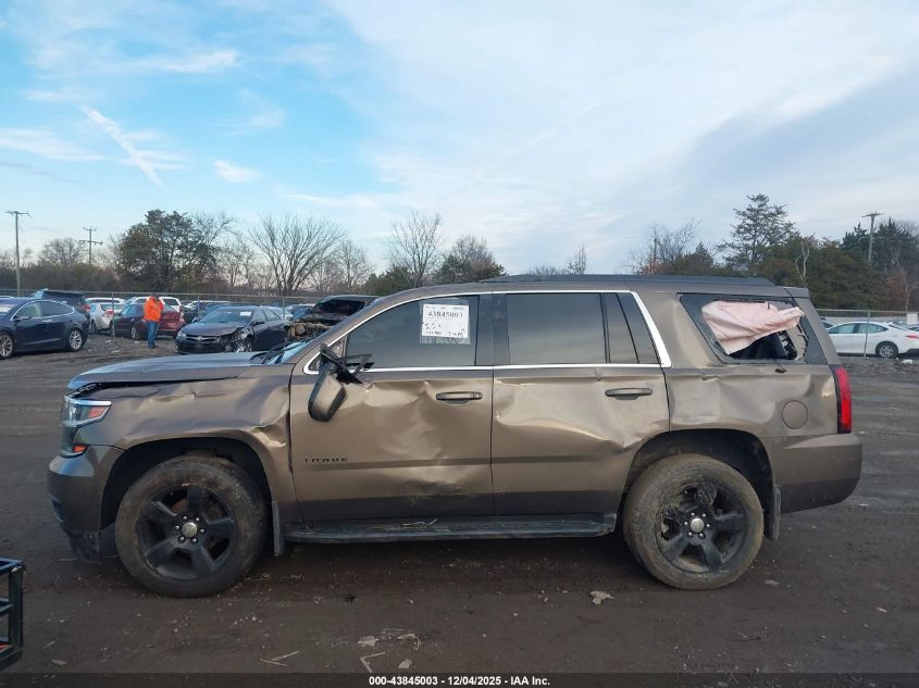 2015 Chevrolet Tahoe Lt VIN: 1GNSKBKC1FR578884 Lot: 43845003