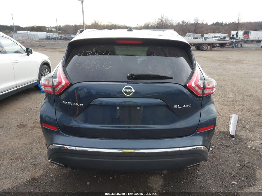 2015 Nissan Murano Sl VIN: 5N1AZ2MHXFN274965 Lot: 43845080