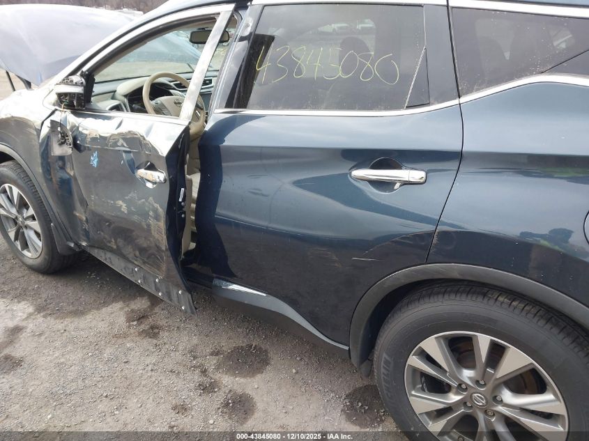 2015 Nissan Murano Sl VIN: 5N1AZ2MHXFN274965 Lot: 43845080