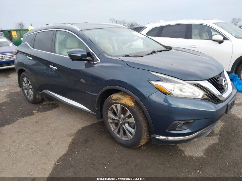 2015 Nissan Murano Sl VIN: 5N1AZ2MHXFN274965 Lot: 43845080