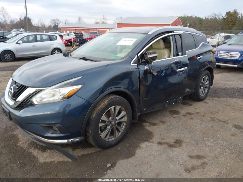 2015 Nissan Murano Sl VIN: 5N1AZ2MHXFN274965 Lot: 43845080