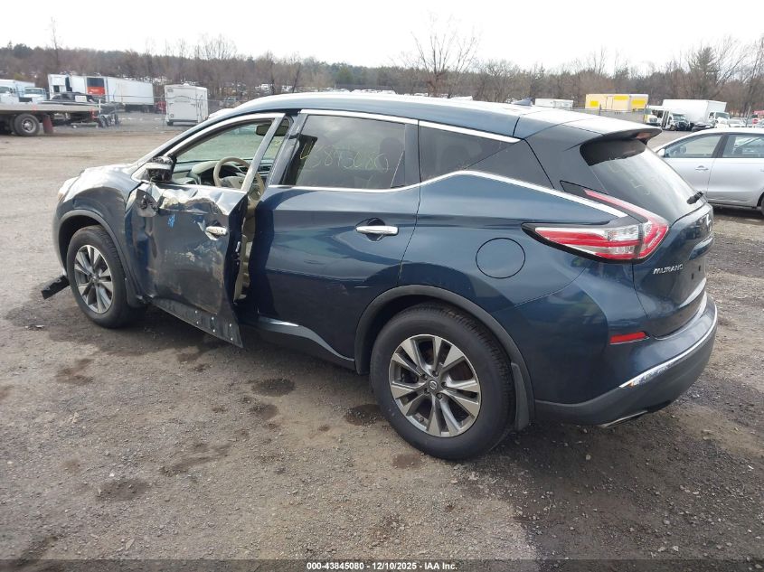 2015 Nissan Murano Sl VIN: 5N1AZ2MHXFN274965 Lot: 43845080