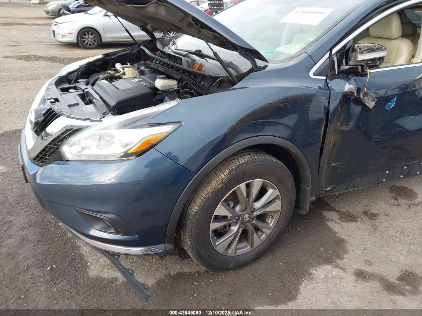 2015 Nissan Murano Sl VIN: 5N1AZ2MHXFN274965 Lot: 43845080